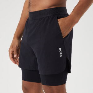 Björn Borg Borg 2 In 1 Shorts Herre Sort