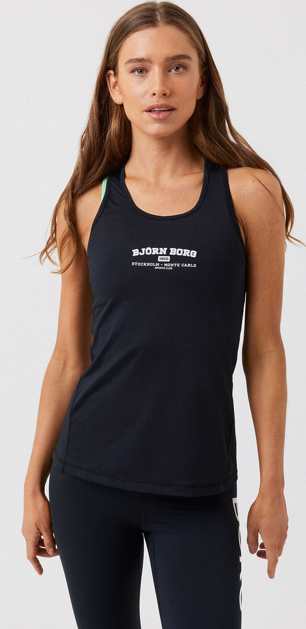 Björn Borg Borg Tank Dame Xs Sort Björn Borg Borg Tank Dame Xs Sort