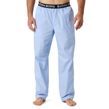 Björn Borg Core Woven Logo Pyjama Pants Lyseblå bomuld Small Herre Björn Borg Core Woven Logo Pyjama Pants Lyseblå bomuld Small Herre