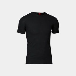 "Black or white" t-shirt o-neck | Bomuld | Sort