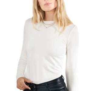 Bread and Boxers Long Sleeve Soft Fiber T-Shirt Benhvid viskose Small Dame