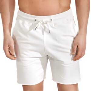 Bread and Boxers Organic Cotton Men Short Benhvid økologisk bomuld Small Herre