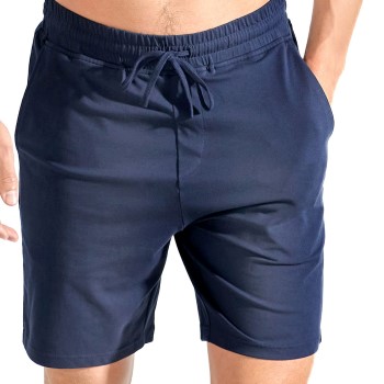 Bread and Boxers Pyjama Short Marineblå økologisk bomuld Small Herre Bread and Boxers Pyjama Short Marineblå økologisk bomuld Small Herre