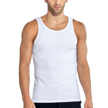 Bread and Boxers Ribbed Tank Top 2P Hvid økologisk bomuld Small Herre Bread and Boxers Ribbed Tank Top 2P Hvid økologisk bomuld Small Herre