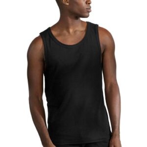 Bread and Boxers Tank Relaxed Sort økologisk bomuld Small Herre