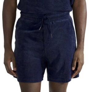 Bread and Boxers Terry Shorts Marineblå økologisk bomuld Large Herre