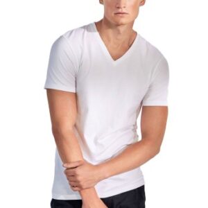 Bread and Boxers V-Neck Hvid økologisk bomuld Small Herre