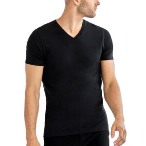 Bread and Boxers V-Neck Sort økologisk bomuld Small Herre