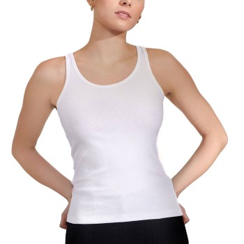Bread and Boxers Women Ribbed Tank Top Hvid bomuld Small Dame Bread and Boxers Women Ribbed Tank Top Hvid bomuld Small Dame