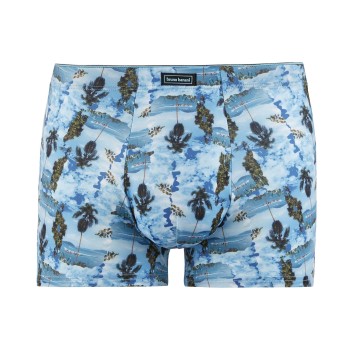 Bruno Banani Badebukser Long Beach Short Blå Mønster polyester Small Herre Bruno Banani Badebukser Long Beach Short Blå Mønster polyester Small Herre