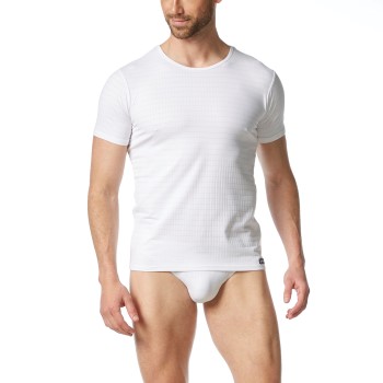 Bruno Banani Check Line 2 0 Shirt Hvid polyamid Small Herre Bruno Banani Check Line 2 0 Shirt Hvid polyamid Small Herre