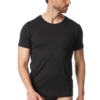 Bruno Banani Check Line 2 0 Shirt Sort polyamid Small Herre Bruno Banani Check Line 2 0 Shirt Sort polyamid Small Herre