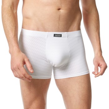 Bruno Banani Check Line 2.0 Shorts Hvid polyamid Small Herre Bruno Banani Check Line 2.0 Shorts Hvid polyamid Small Herre