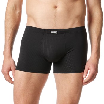 Bruno Banani Check Line 2.0 Shorts Sort polyamid Small Herre Bruno Banani Check Line 2.0 Shorts Sort polyamid Small Herre
