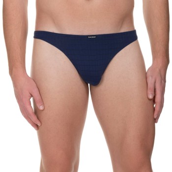 Bruno Banani Check Line 2.0 String Marineblå polyamid Small Herre Bruno Banani Check Line 2.0 String Marineblå polyamid Small Herre