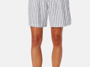 CC linen striped shorts