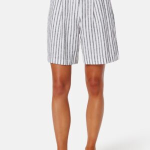 CC linen striped shorts
