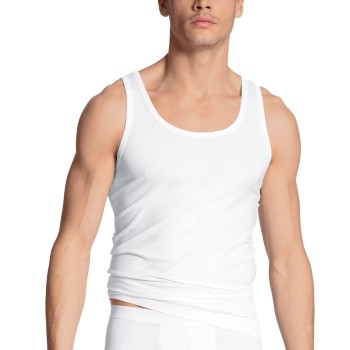 Calida 2P Natural Benefit Athletic Shirt Hvid bomuld Small Herre Calida 2P Natural Benefit Athletic Shirt Hvid bomuld Small Herre
