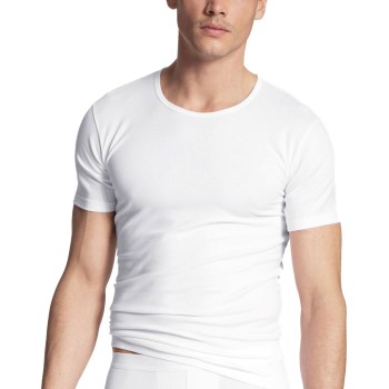 Calida 2P Natural Benefit T-shirt Hvid bomuld Small Herre Calida 2P Natural Benefit T-shirt Hvid bomuld Small Herre