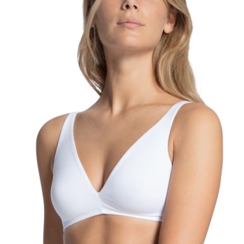Calida BH Natural Comfort Soft Bra Hvid bomuld A 80 Dame Calida BH Natural Comfort Soft Bra Hvid bomuld A 80 Dame