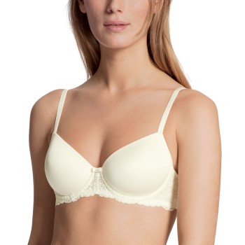 Calida BH Sensual Secrets Underwired T-shirt Bra Creme A 80 Dame Calida BH Sensual Secrets Underwired T-shirt Bra Creme A 80 Dame