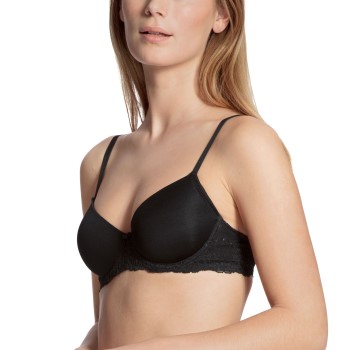 Calida BH Sensual Secrets Underwired T-shirt Bra Sort A 80 Dame Calida BH Sensual Secrets Underwired T-shirt Bra Sort A 80 Dame