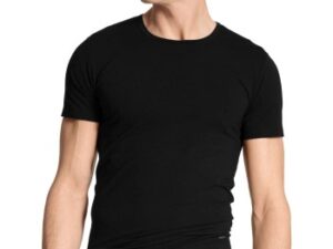 Calida Cotton Code T-shirt Sort bomuld Small Herre