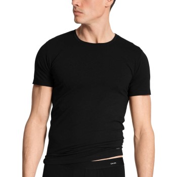Calida Cotton Code T-shirt Sort bomuld Small Herre Calida Cotton Code T-shirt Sort bomuld Small Herre