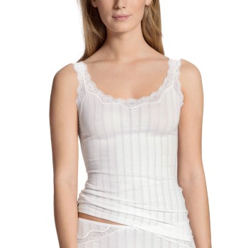 Calida Etude Toujours Tank Top Hvid bomuld Small Dame Calida Etude Toujours Tank Top Hvid bomuld Small Dame