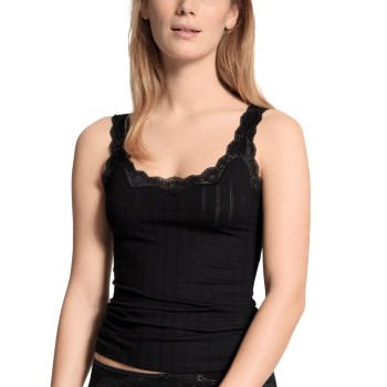 Calida Etude Toujours Tank Top Sort bomuld Small Dame Calida Etude Toujours Tank Top Sort bomuld Small Dame