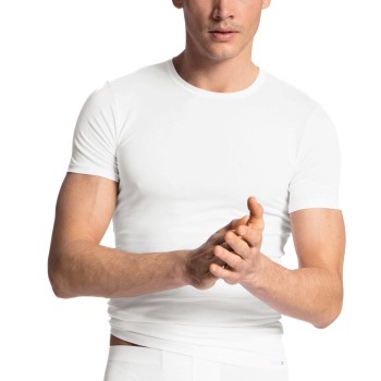 Calida Evolution T-Shirt 14661 Hvid 001 bomuld Medium Herre Calida Evolution T-Shirt 14661 Hvid 001 bomuld Medium Herre
