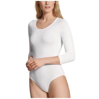 Calida Natural Comfort Bodysuit Hvid bomuld Small Dame Calida Natural Comfort Bodysuit Hvid bomuld Small Dame