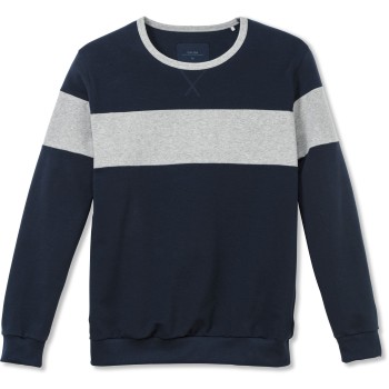 Calida Remix Sweatshirt Marineblå/Grå bomuld Small Herre Calida Remix Sweatshirt Marineblå/Grå bomuld Small Herre