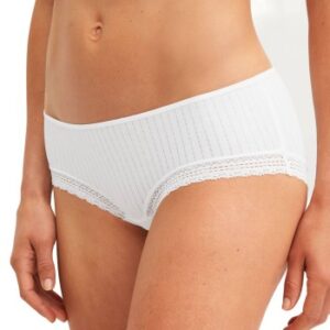 Calida Trusser Etude Ajours Shorty Hvid modal fibre Small Dame