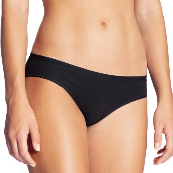 Calida Trusser Natural Comfort Brief Low Cut Sort bomuld Small Dame Calida Trusser Natural Comfort Brief Low Cut Sort bomuld Small Dame