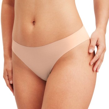 Calida Trusser Natural Skin Seamless Brazilian Brief Beige Small Dame Calida Trusser Natural Skin Seamless Brazilian Brief Beige Small Dame