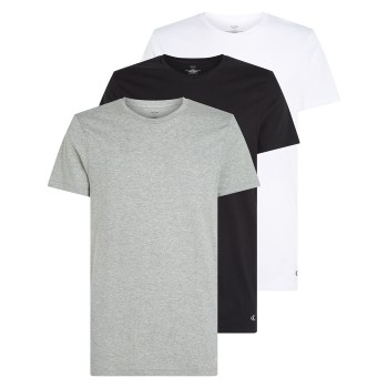 Calvin Klein 3P Crew Neck T-Shirt Flerfarvet bomuld Medium Herre Calvin Klein 3P Crew Neck T-Shirt Flerfarvet bomuld Medium Herre