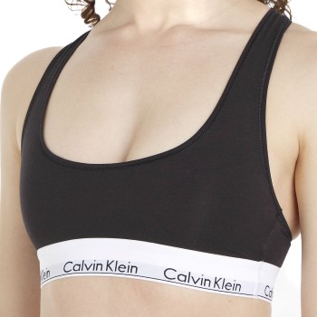 Calvin Klein BH 2P Modern Cotton Bralette D1 Sort Small Dame Calvin Klein BH 2P Modern Cotton Bralette D1 Sort Small Dame