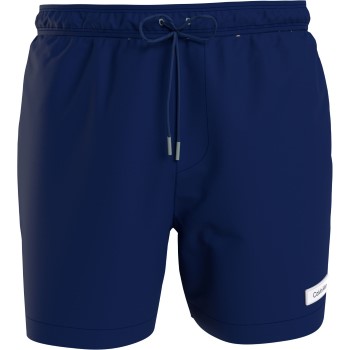 Calvin Klein Badebukser Core Solids Drawstring Swim Shorts Marineblå polyester Small Herre Calvin Klein Badebukser Core Solids Drawstring Swim Shorts Marineblå polyester Small Herre