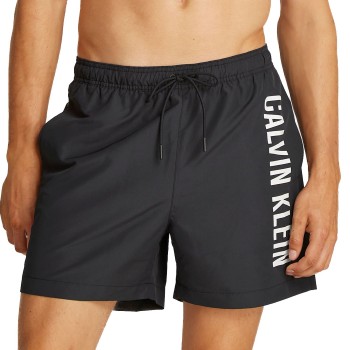 Calvin Klein Badebukser Medium Swim Shorts Intense Power Sort polyester Medium Herre Calvin Klein Badebukser Medium Swim Shorts Intense Power Sort polyester Medium Herre