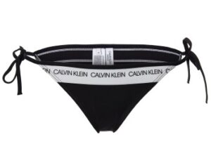 Calvin Klein CK Logo String Side Tie Bikini Sort Small Dame