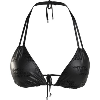 Calvin Klein Core Tonal Logo Triangle Bikini Bra Sort Medium Dame Calvin Klein Core Tonal Logo Triangle Bikini Bra Sort Medium Dame