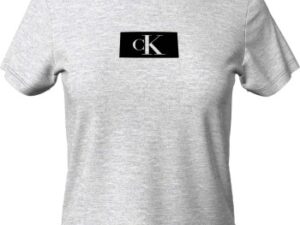 Calvin Klein Crew Neck SS Grå bomuld Medium Dame