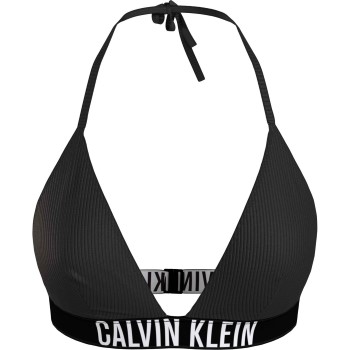 Calvin Klein Instense Power Triangle Bikini Top Sort nylon Medium Dame Calvin Klein Instense Power Triangle Bikini Top Sort nylon Medium Dame