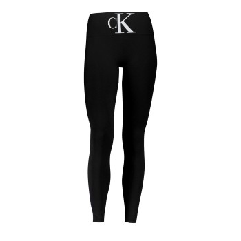 Calvin Klein Monogram High Waist Legging Sort polyamid Small Dame Calvin Klein Monogram High Waist Legging Sort polyamid Small Dame