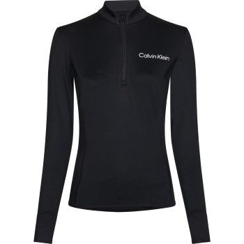 Calvin Klein Sport Essentials LS Knit Top Sort polyester Medium Dame Calvin Klein Sport Essentials LS Knit Top Sort polyester Medium Dame