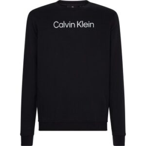 Calvin Klein Sport Essentials Pullover Sweater Sort bomuld Small Herre