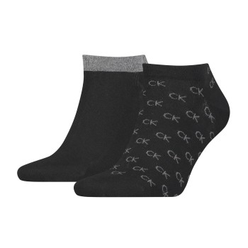 Calvin Klein Strømper 2P Eduardo All Over Sneaker Sock Sort Str 39/42 Herre Calvin Klein Strømper 2P Eduardo All Over Sneaker Sock Sort Str 39/42 Herre