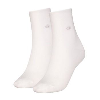 Calvin Klein Strømper 2P Short Sock Roll Top Hvid Str 39/42 Dame Calvin Klein Strømper 2P Short Sock Roll Top Hvid Str 39/42 Dame