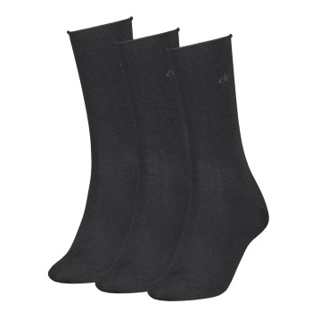 Calvin Klein Strømper 3P Classic Socks For Women Sort Str 39/42 Dame Calvin Klein Strømper 3P Classic Socks For Women Sort Str 39/42 Dame